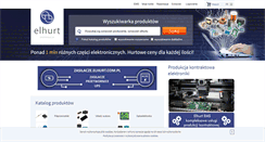 Desktop Screenshot of elhurt.com.pl